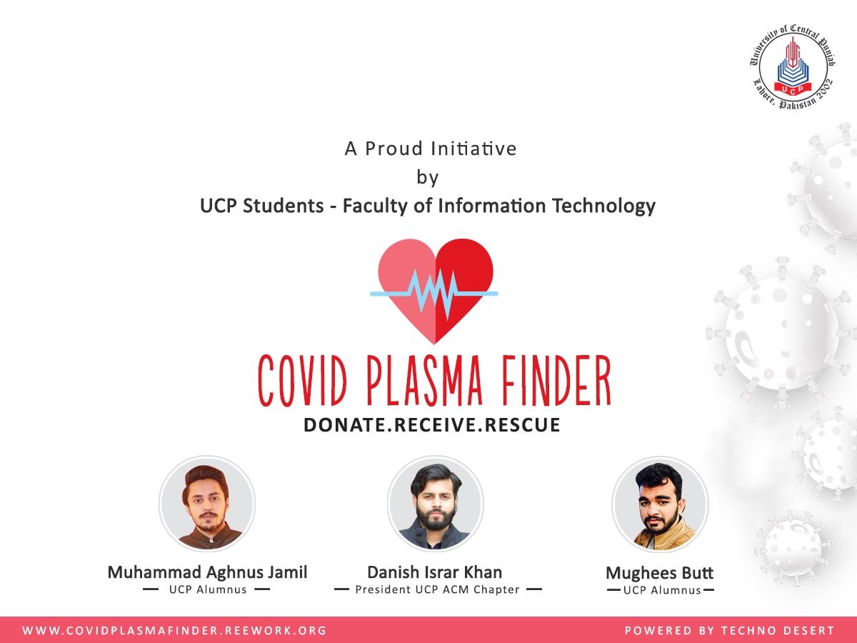 COVID Plasma Finder – Initiative by UCP Students