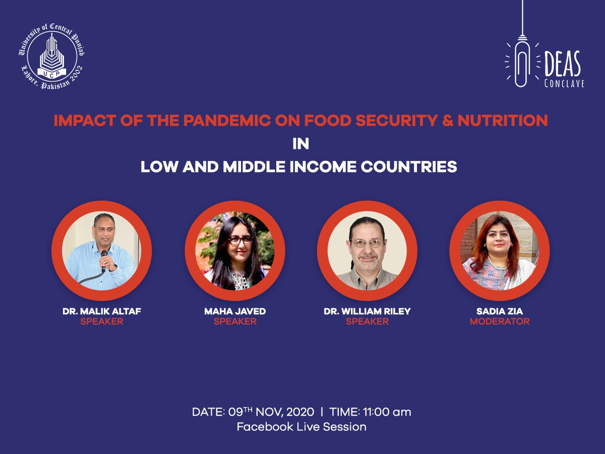 Ideas Conclave Session: Impact of COVID-19 on Food Security and Nutrition in Low- and Middle-Income Countries