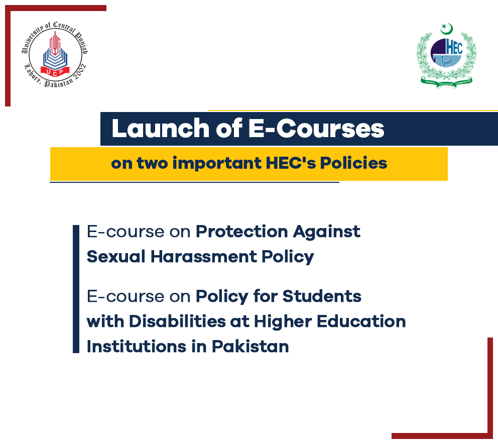 Launch of E-Courses on two important HEC’s Policies