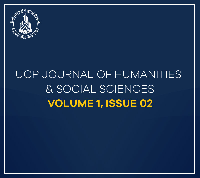 UCP Journal of Humanities and Social Sciences – Volume 1, Issue 02