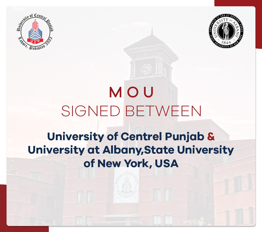 MoU between UCP and University at Albany, State University of New York, USA