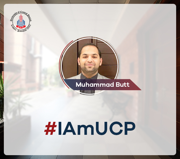 #IamUCP: Dr. Muhammad Butt