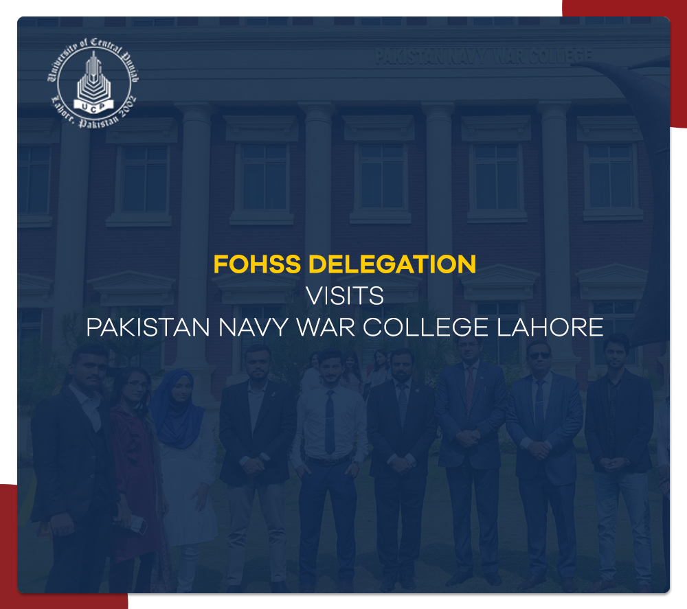 FOHSS Delegation Visits Pakistan Navy War College Lahore