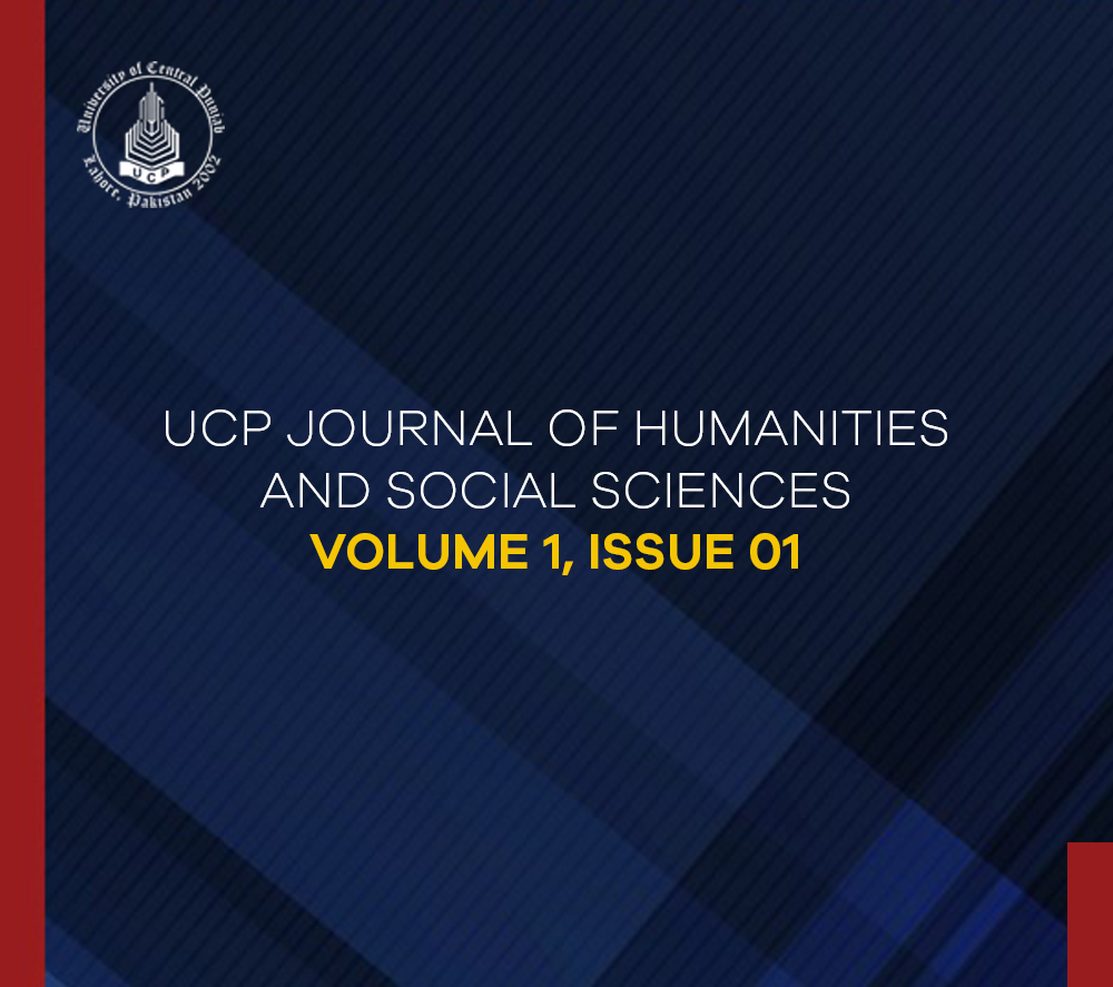 UCP Journal of Humanities and Social Sciences – Volume 1, Issue 01