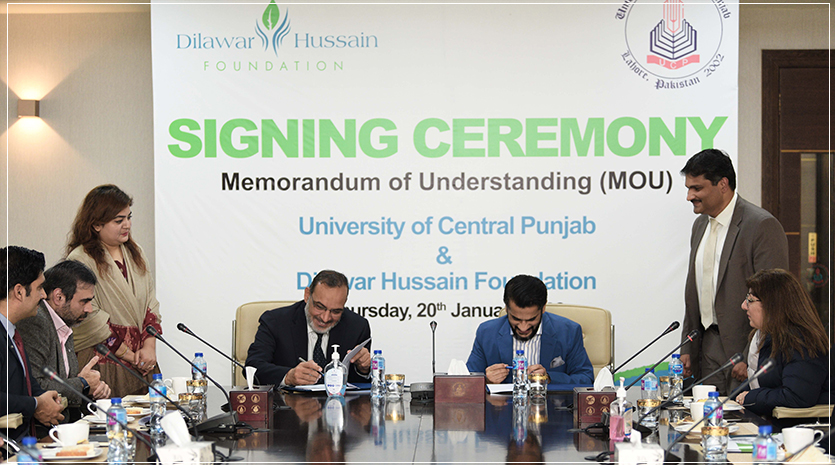 MOU with Dilawar Hussain Foundation