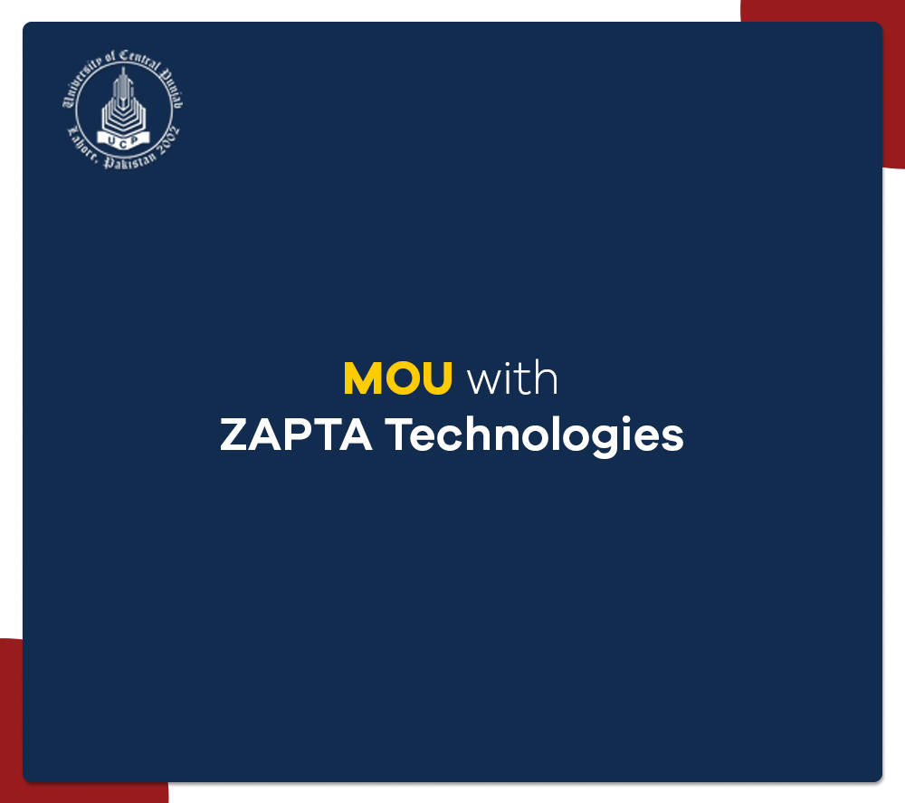 MOU with ZAPTA Technologies