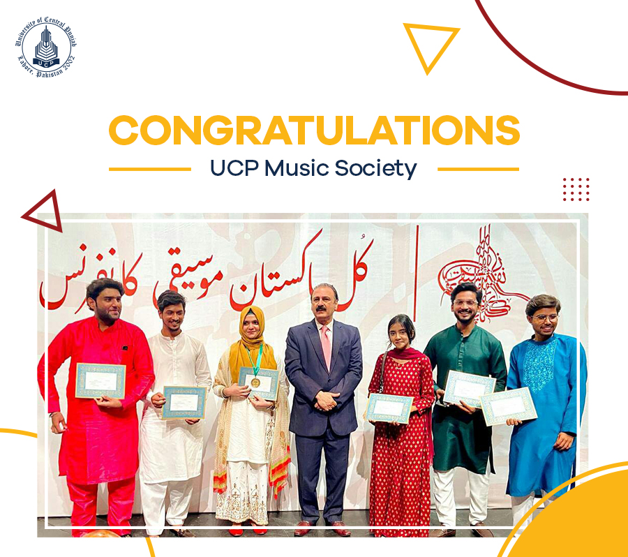 UCP Music Society has won six positions at All Pakistan Music Conference