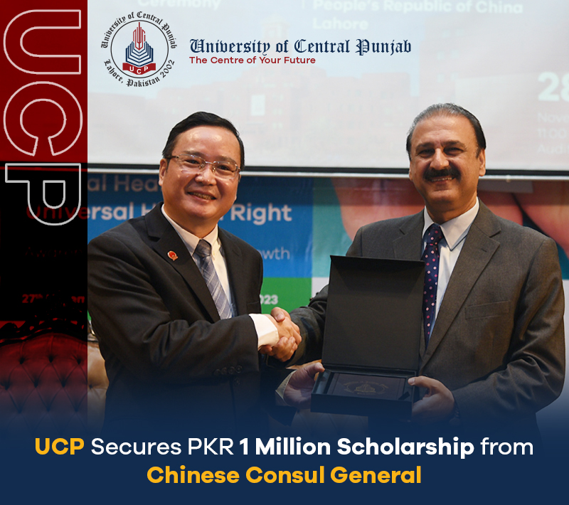 Chinese Consul General Merit-Based & Need-Based Scholarships worth PKR 1 Million for FOHSS Students