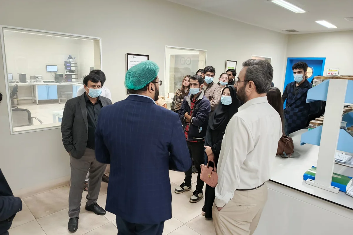 ' Industry Visit to Herbion Pvt. Ltd (4)