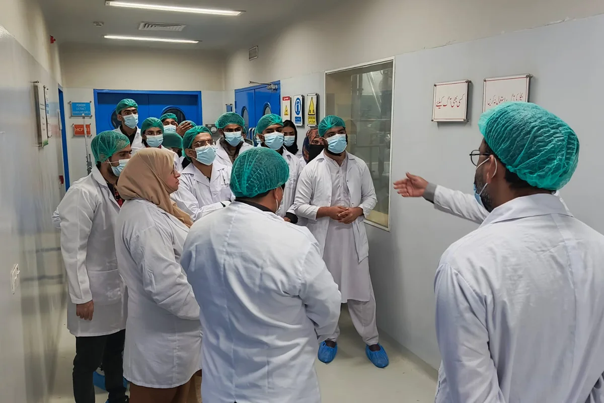 ' Industry Visit to Herbion Pvt. Ltd (8)