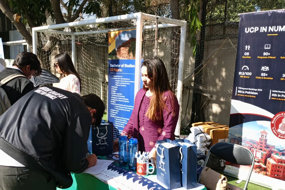 UCP Admissions Office Team’s participation in SICAS Career Fair (2)