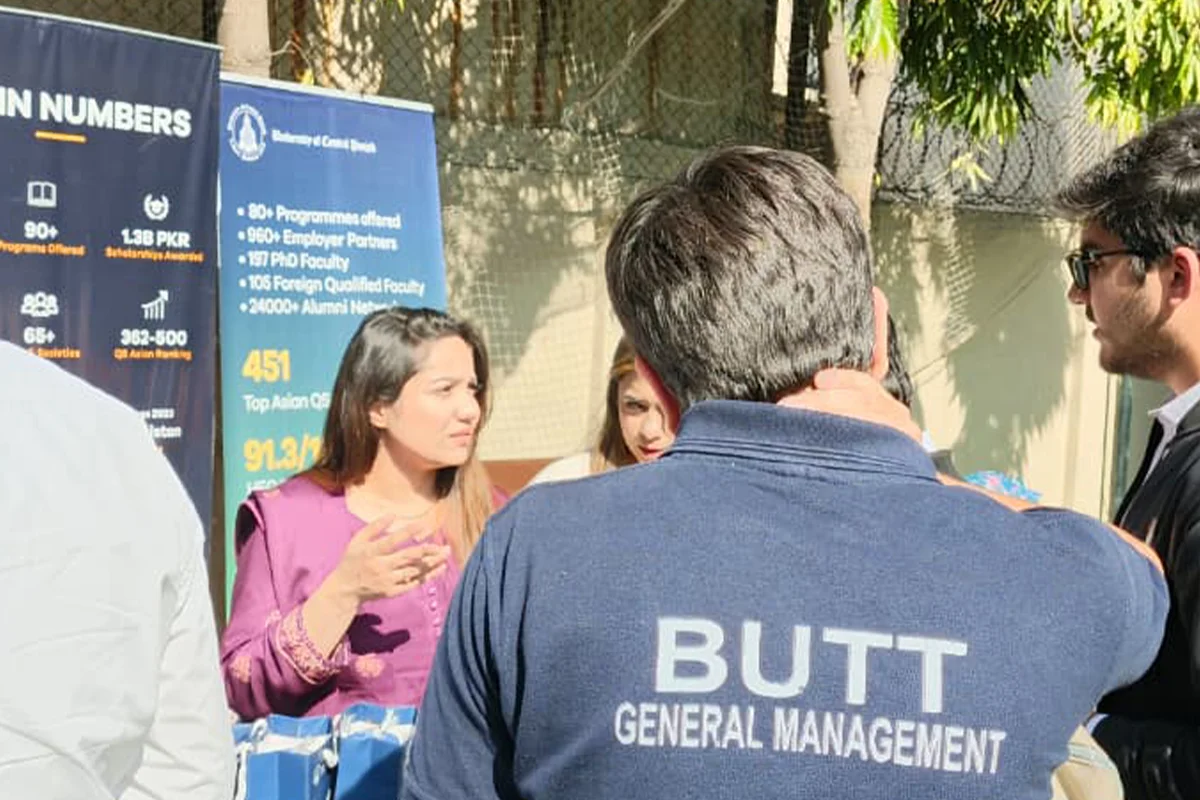 UCP Admissions Office Team’s participation in SICAS Career Fair (5)