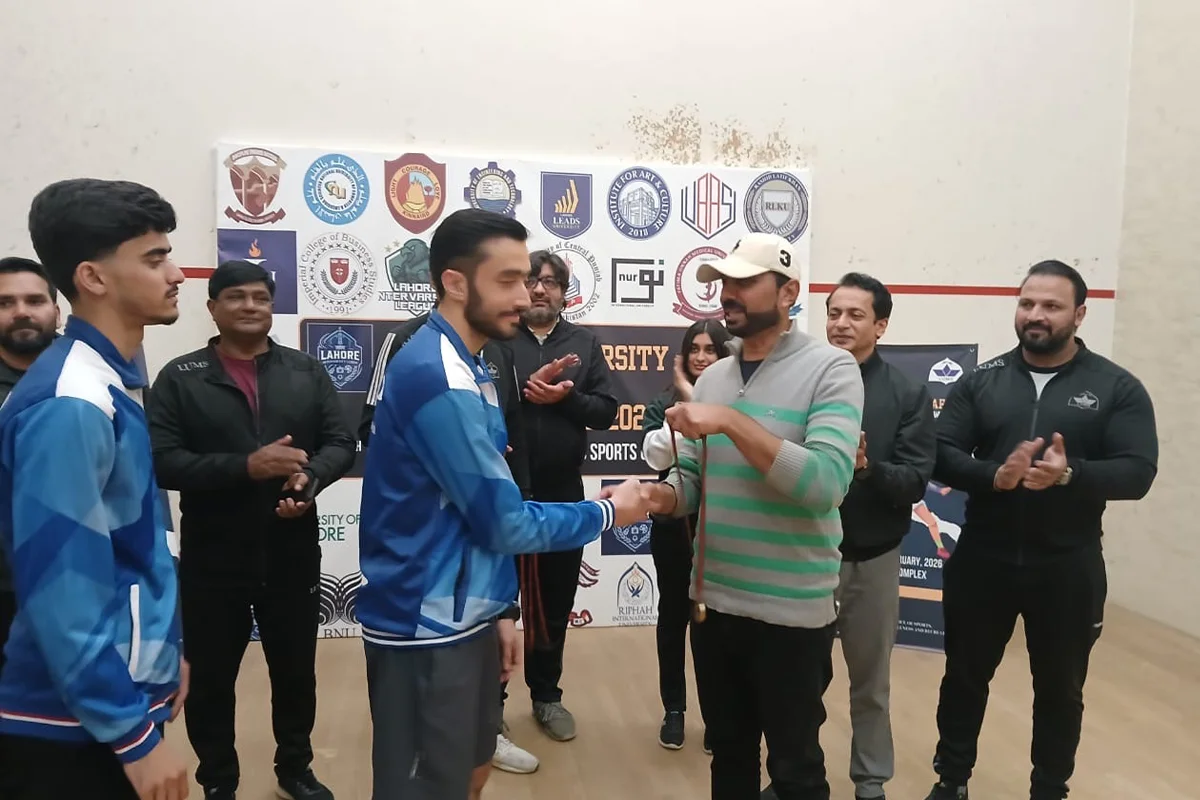 University of Central Punjab won the Lahore Intervarsity League Squash Championship at LUMS (2)