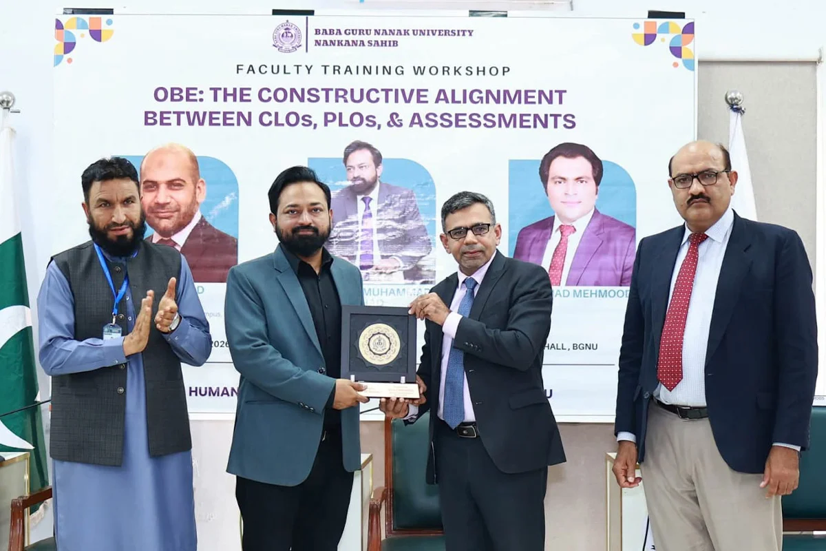 Dr. Rizwan Shad’s Participation in OBE Training at Baba Guru Nanak University (3)