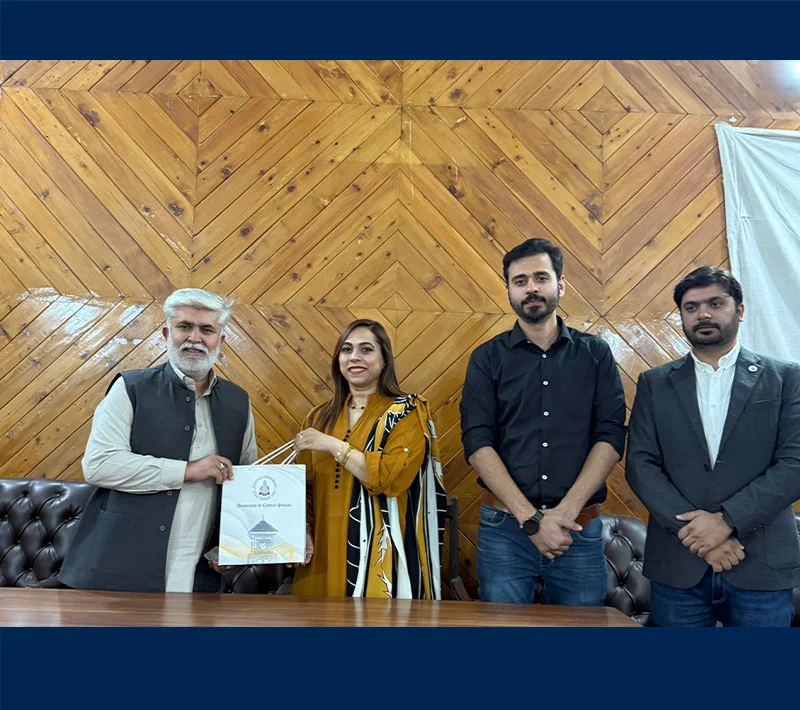 's meeting with Interior Minister of Gilgit-Baltistan Sajjid Ali Baig