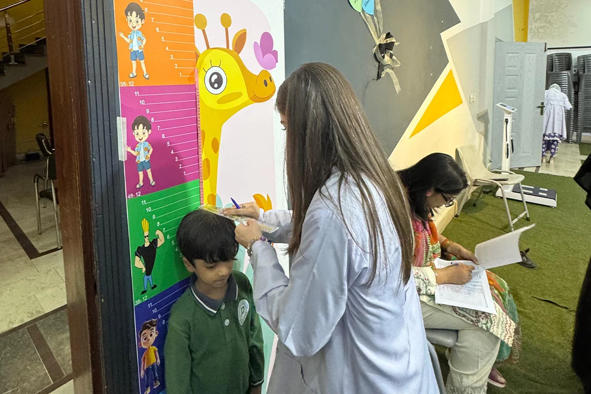 Department of Food and Nutritional Sciences participated in a School Nutrition Screening Program at Meem School (3)