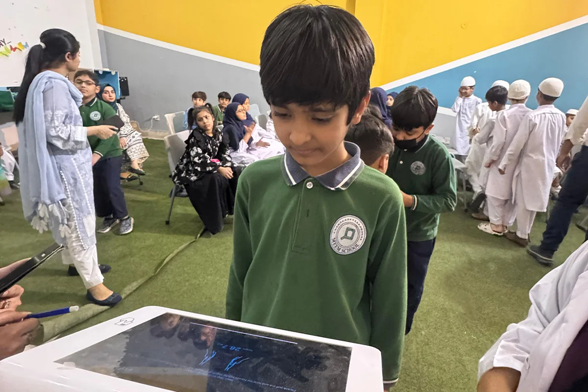 Department of Food and Nutritional Sciences participated in a School Nutrition Screening Program at Meem School