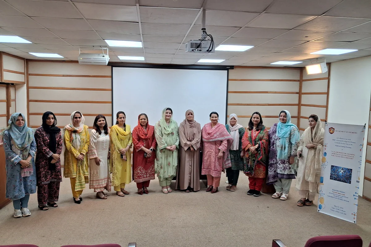 Prof. Dr. Sumera Zaib’s Hands-On Workshop in Kinnaird College for Women (1)