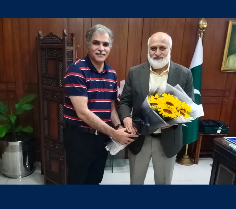Provost, Muhammed Yaqoob, called on the Chairman of the Higher Education Commission