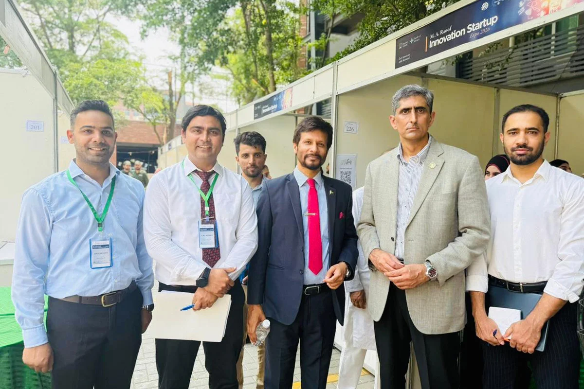 Prof. Dr. Muhammad Naveed participated as an Expert Evaluator in M.A. Raouf Innovation & Startup Expo 2026 (UO (3)