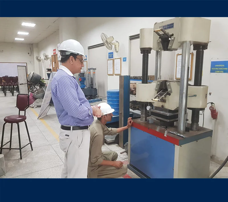 Neoprene Rubber Bearing Pads Testing for Packages Industries Pvt. Ltd