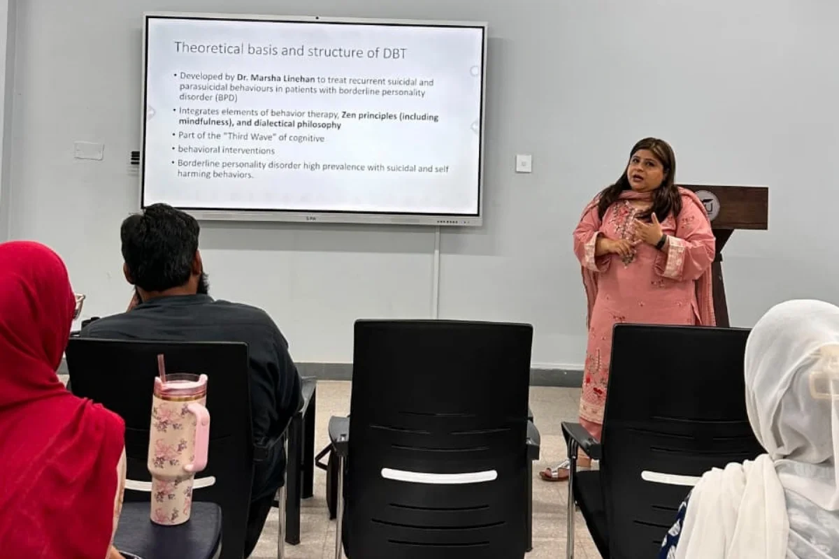 Ms. Arooj Nazir’s session on Dialectical Behavior Therapy (DBT) The Basics (1)