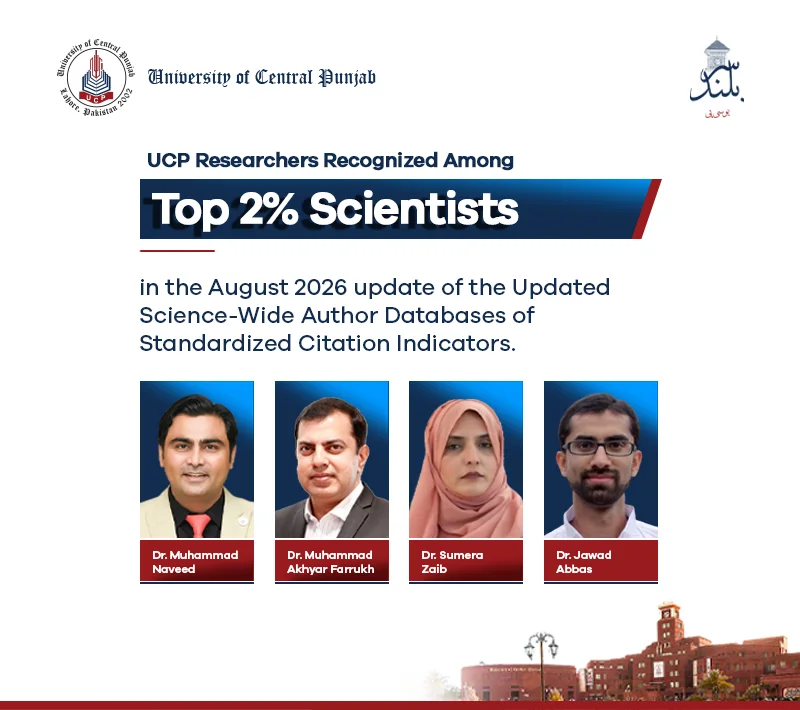 UCP Researchers Recognized Among Top 2% Scientists